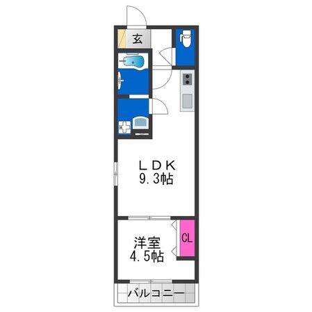 加美駅 徒歩10分 1階の物件間取画像